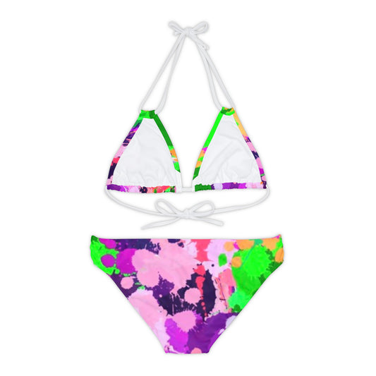 Strappy Bikini Set (AOP)