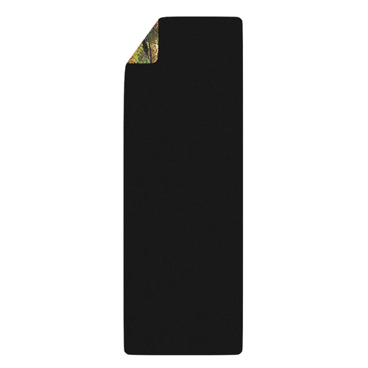 Abstract Splatter Rubber Yoga Mat – Non‑Slip Colorful Splatter Print – 24" x 70"
