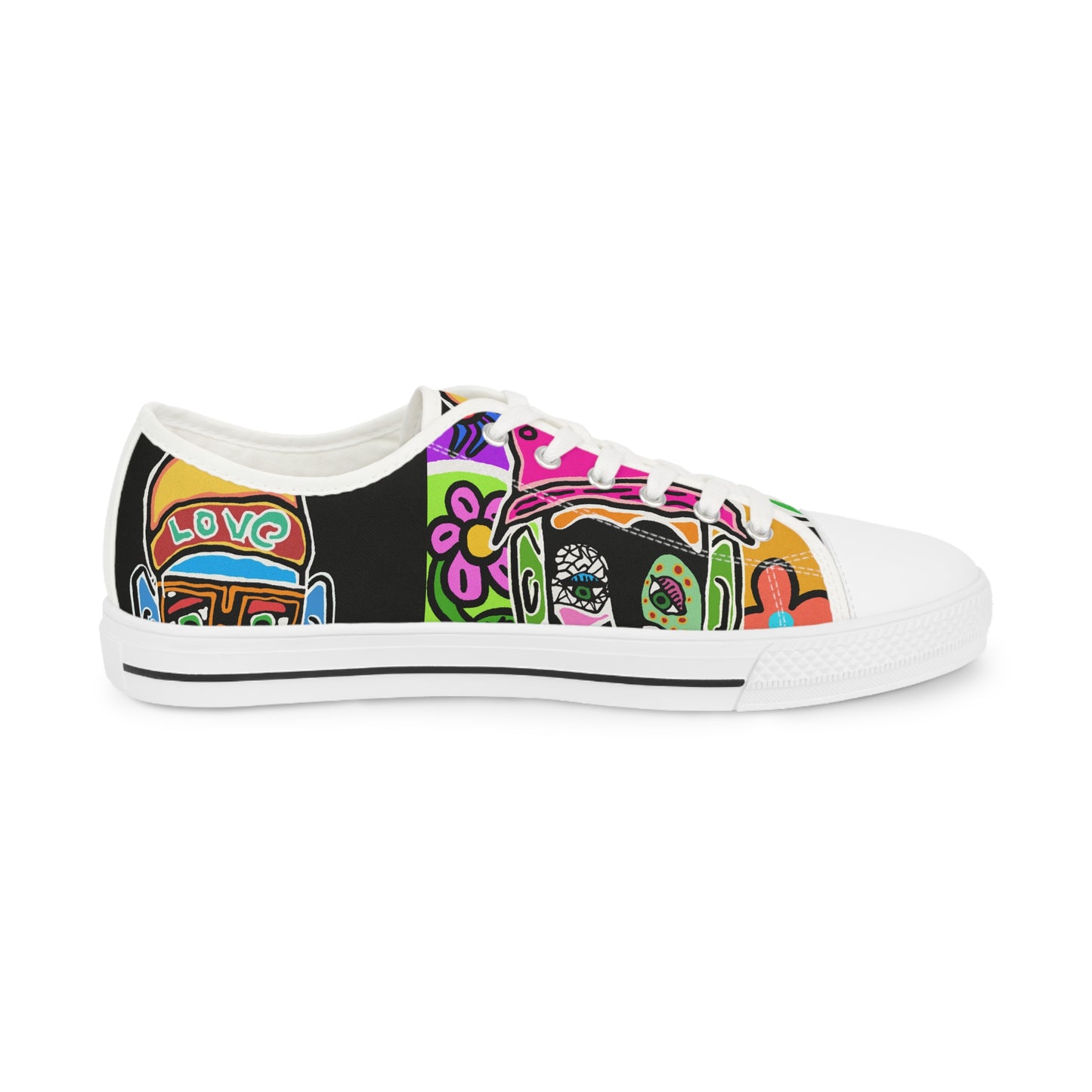 Tavi's Tribe Collage Men's Low Top Sneakers