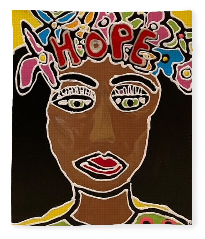 Hope Lives Fleece Blanket
