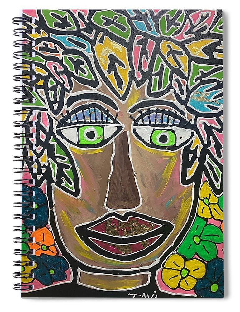 Mother Nature Golden Lips Spiral Notebook