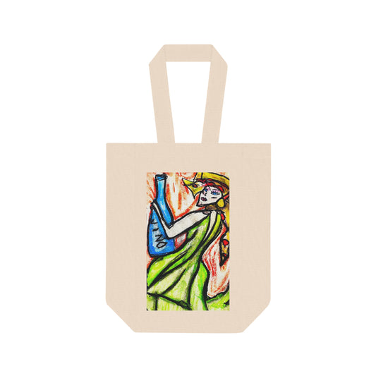 Wine Tote Bag - Original Artwork by TAVi Art