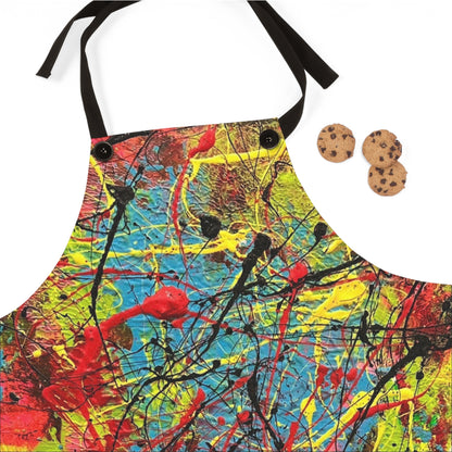 Colorful Floral Apron — Bright Garden Kitchen Apron