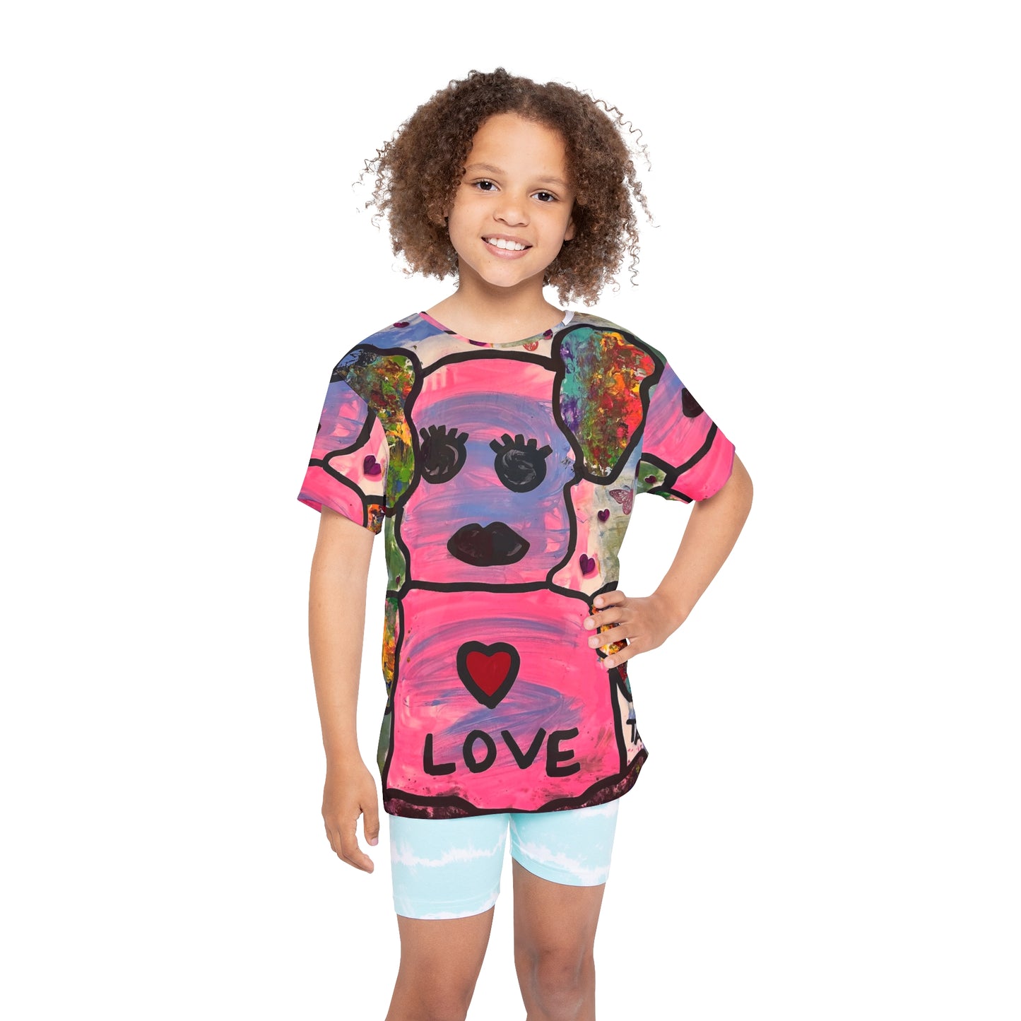 Love Art Kids Jersey T‑Shirt