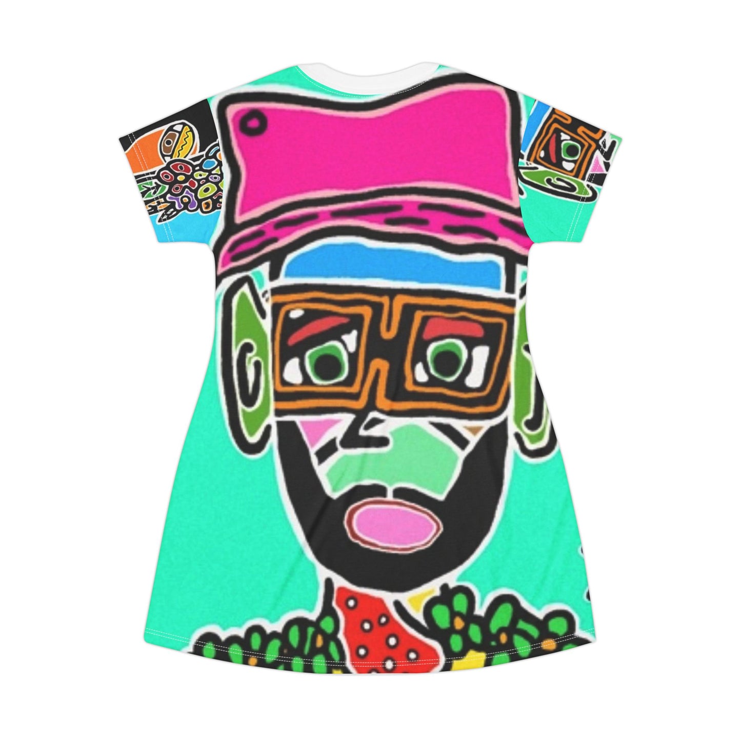 The Characters - All‑Over Print Graphic T‑Shirt Dress