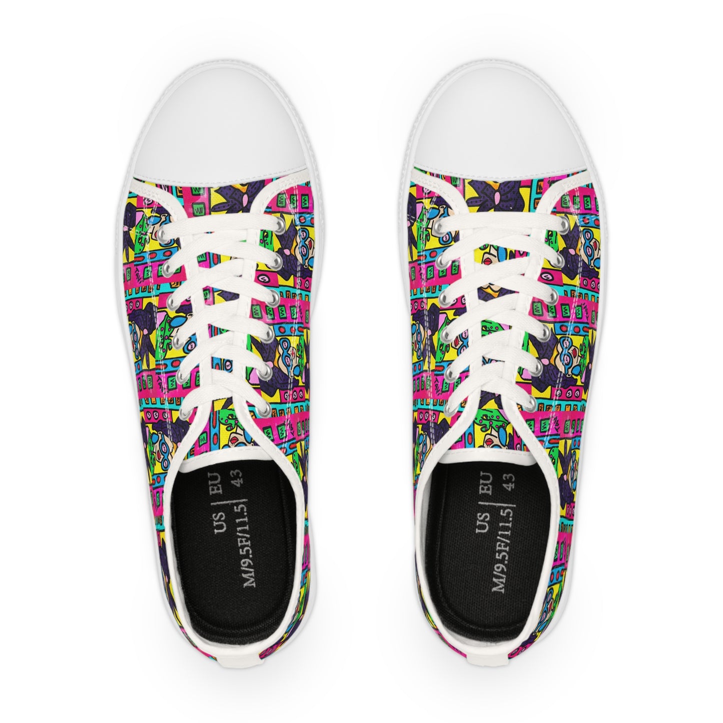 Love Love Men's Low Top Sneakers by TAVi Art