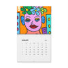 2026 Colorful Faces Wall Calendar