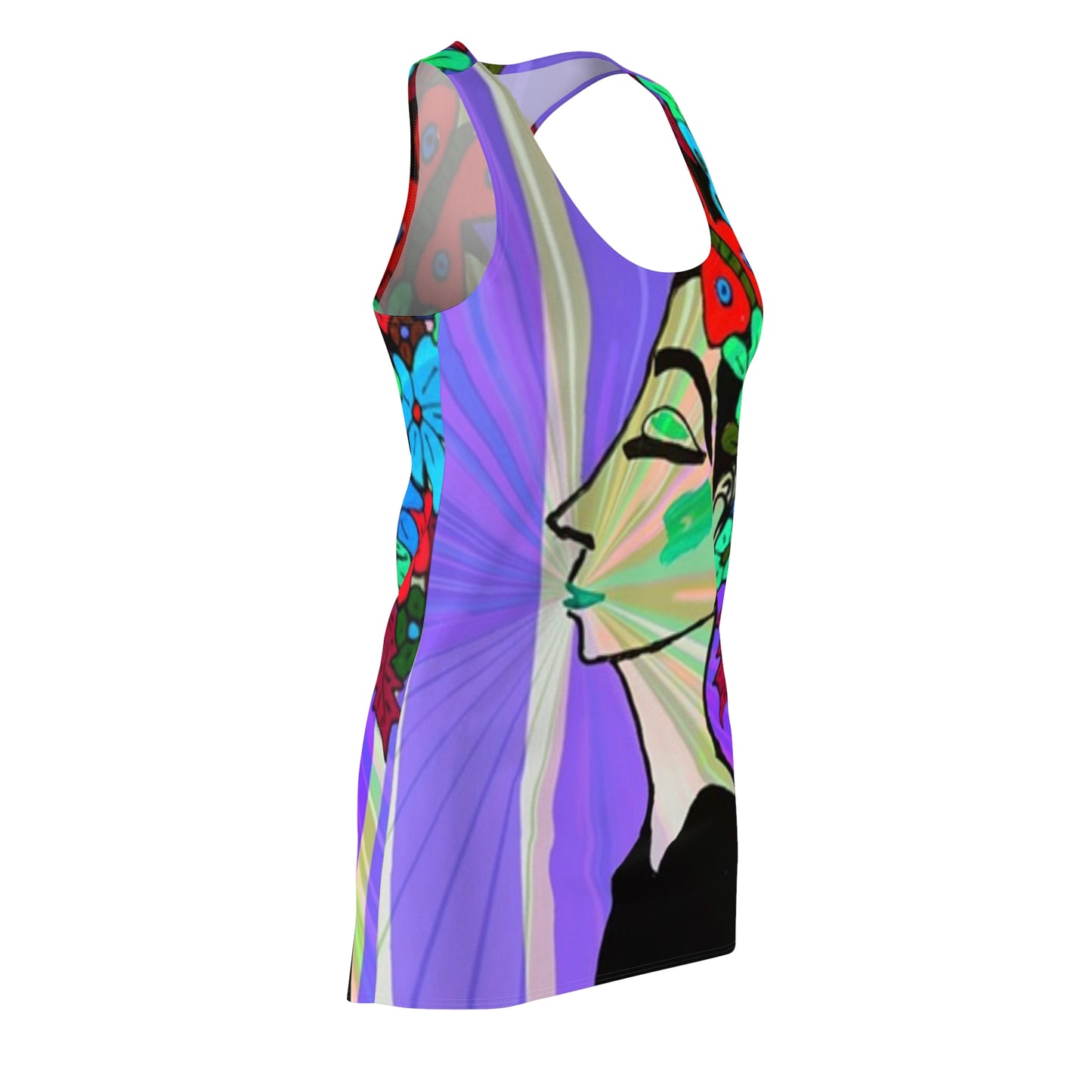 Women's Cut & Sew Racerback Dress (AOP)