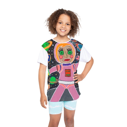 Kids Cosmic Space Jersey – Front & Back Graphic Print