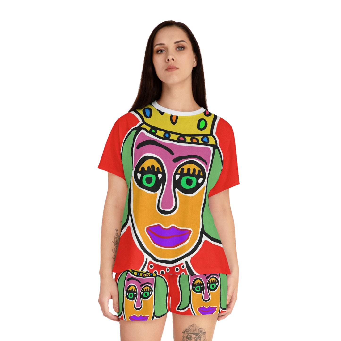Women's Short Pajama Set (AOP)