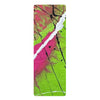 Abstract Neon Splash Rubber Yoga Mat – Non‑Slip Green & Pink All‑Over Print – 24" x 70"