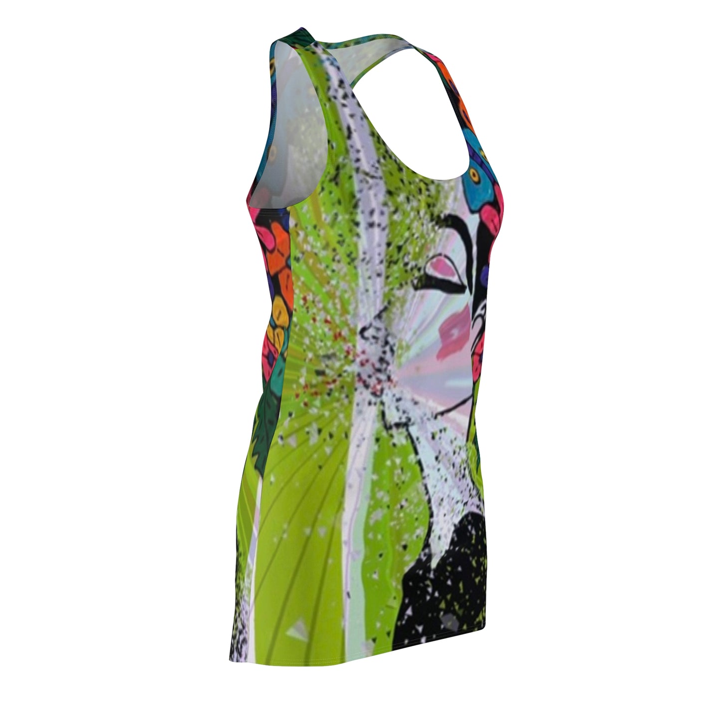 Women's Cut & Sew Racerback Dress (AOP)