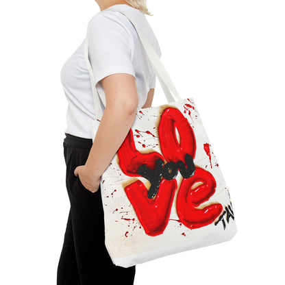 Love You Tote Bag by TAVi Art