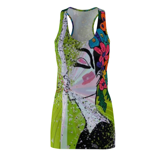 Women's Cut & Sew Racerback Dress (AOP)