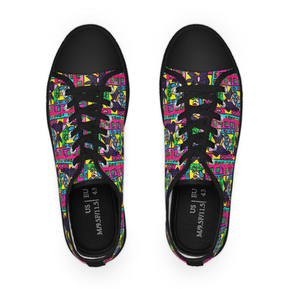 Love Love Men's Low Top Sneakers by TAVi Art