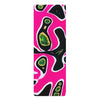 Psychedelic Abstract Rubber Yoga Mat – Non‑Slip Vibrant Neon Pink Print – 24" x 70"