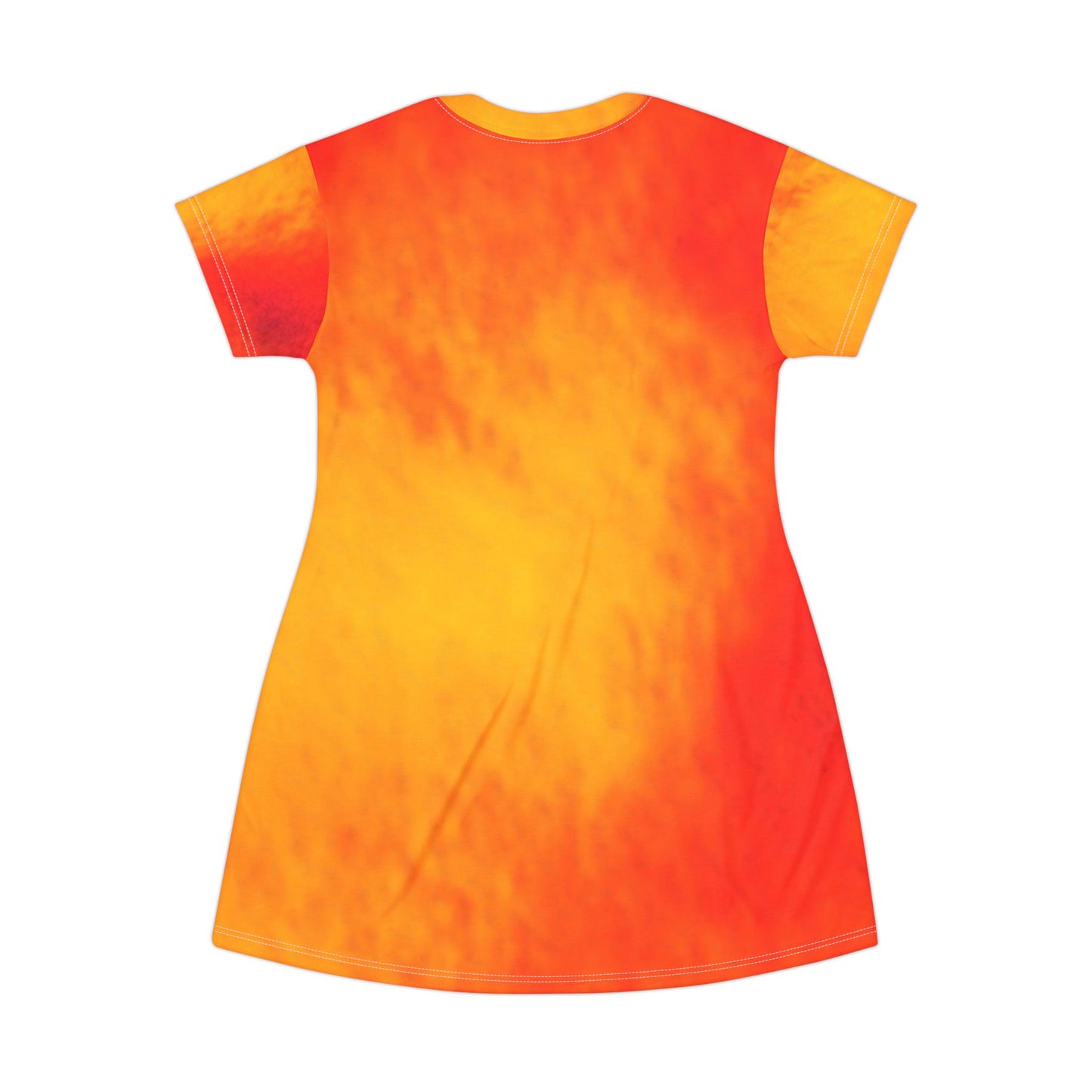 Sunset Fade-  All‑Over Print Graphic T‑Shirt Dress