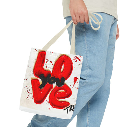 Love You Tote Bag by TAVi Art