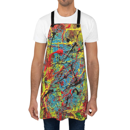 Colorful Floral Apron — Bright Garden Kitchen Apron