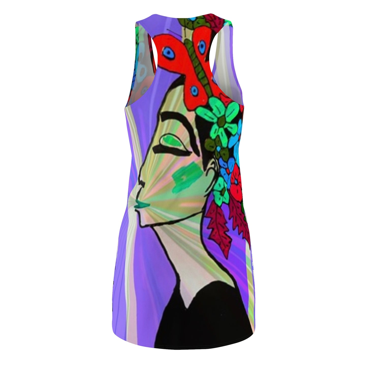 Women's Cut & Sew Racerback Dress (AOP)