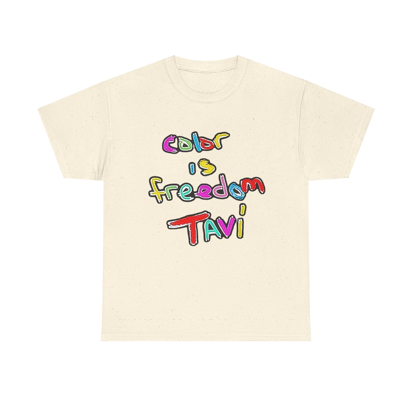 Color Is Freedom by TAVi – Unisex Triblend T‑Shirt