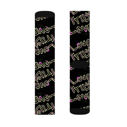Love Trust Love Sublimation Socks