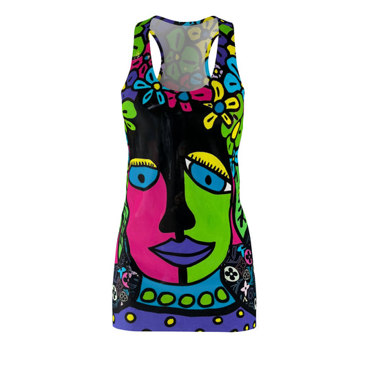 Women's Cut & Sew Racerback Dress (AOP)