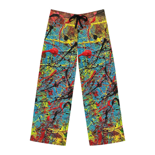 Men's Abstract All Over Print Pajama Pants - TAVi Art