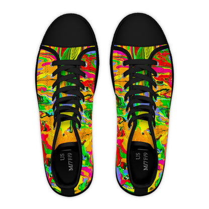 Colorful High Top Sneakers - Women's Trendy Art Sneakers