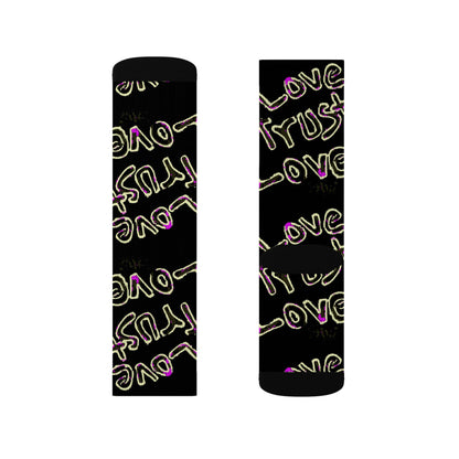 Love Trust Love Sublimation Socks