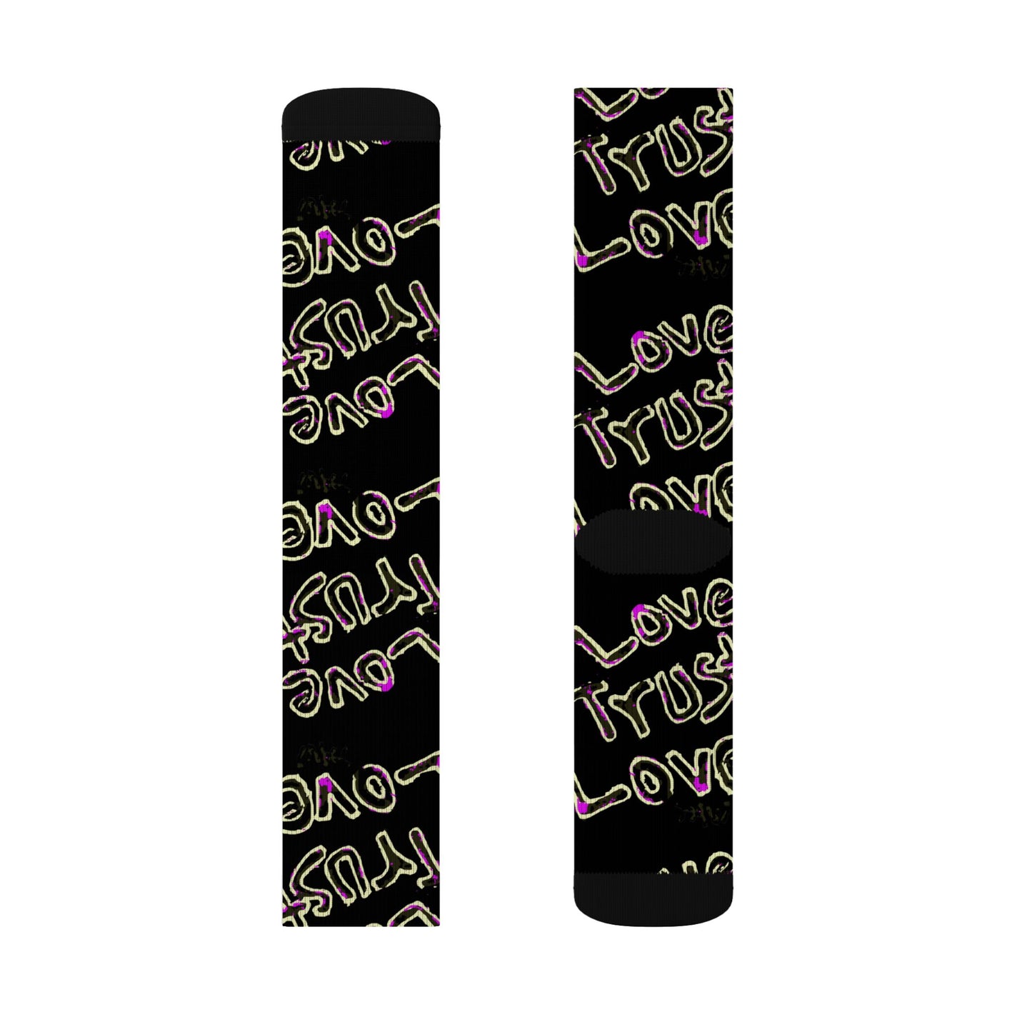 Love Trust Love Sublimation Socks