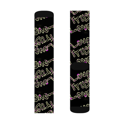 Love Trust Love Sublimation Socks