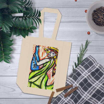 Wine Tote Bag - Original Artwork by TAVi Art