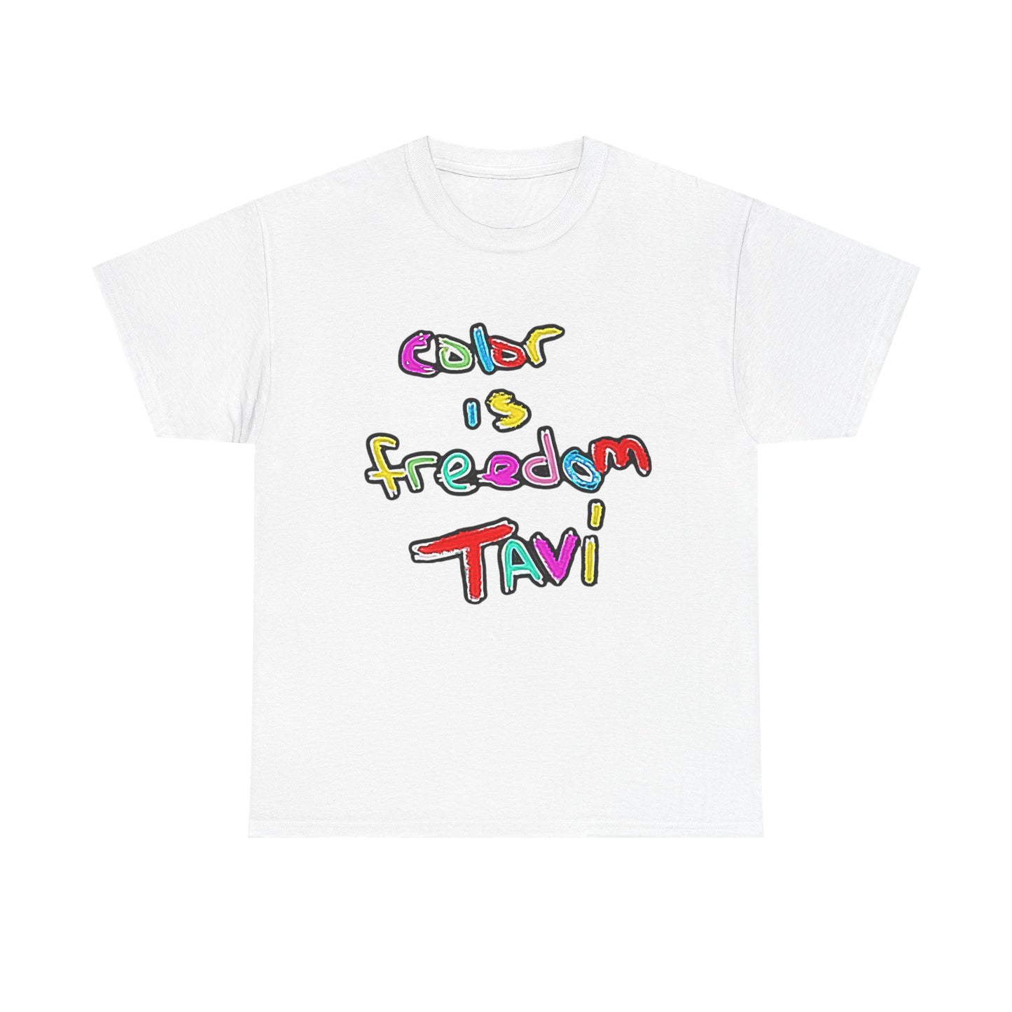 Color Is Freedom by TAVi – Unisex Triblend T‑Shirt
