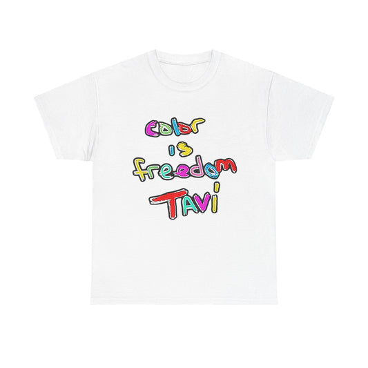 Color Is Freedom by TAVi – Unisex Triblend T‑Shirt
