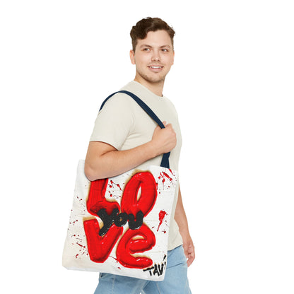 Love You Tote Bag by TAVi Art