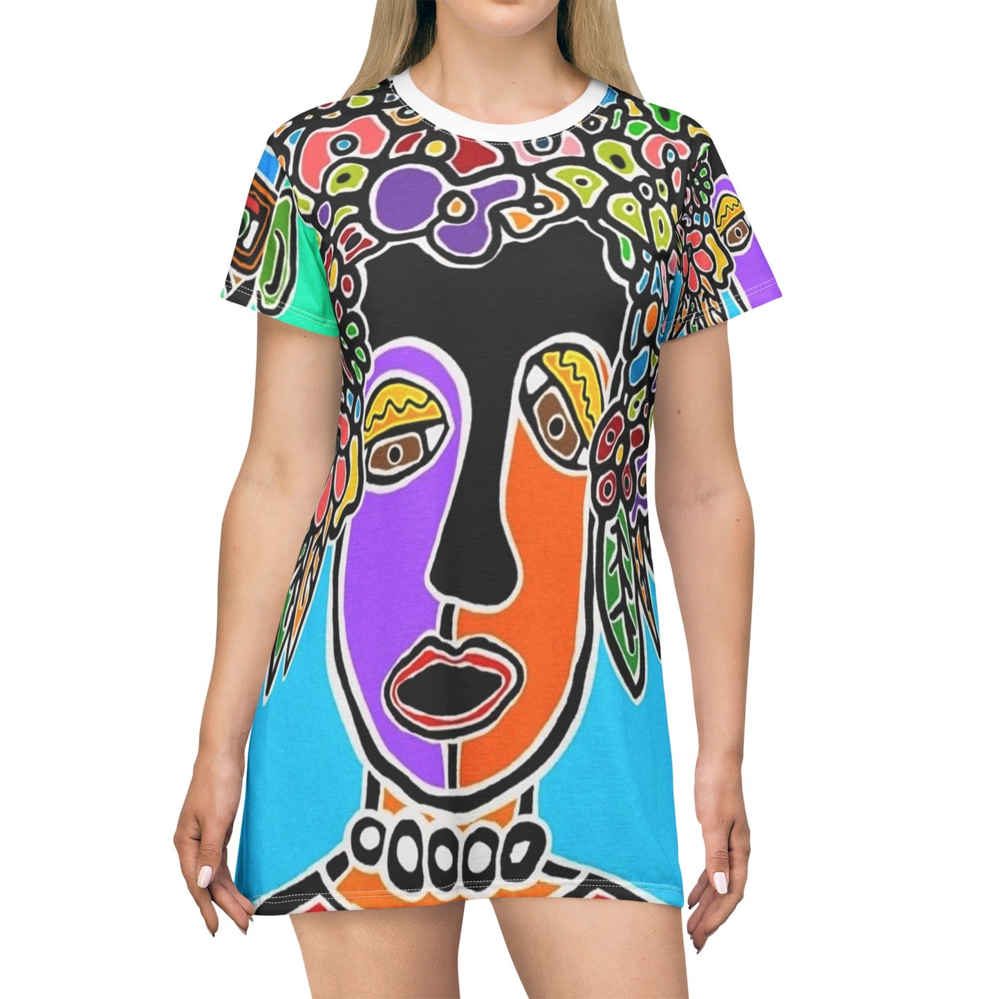 The Characters - All‑Over Print Graphic T‑Shirt Dress