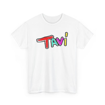 Colorful Graphic Unisex Heavy Cotton Tee - Casual and Fun Tavi Design