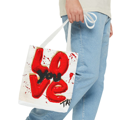 Love You Tote Bag by TAVi Art