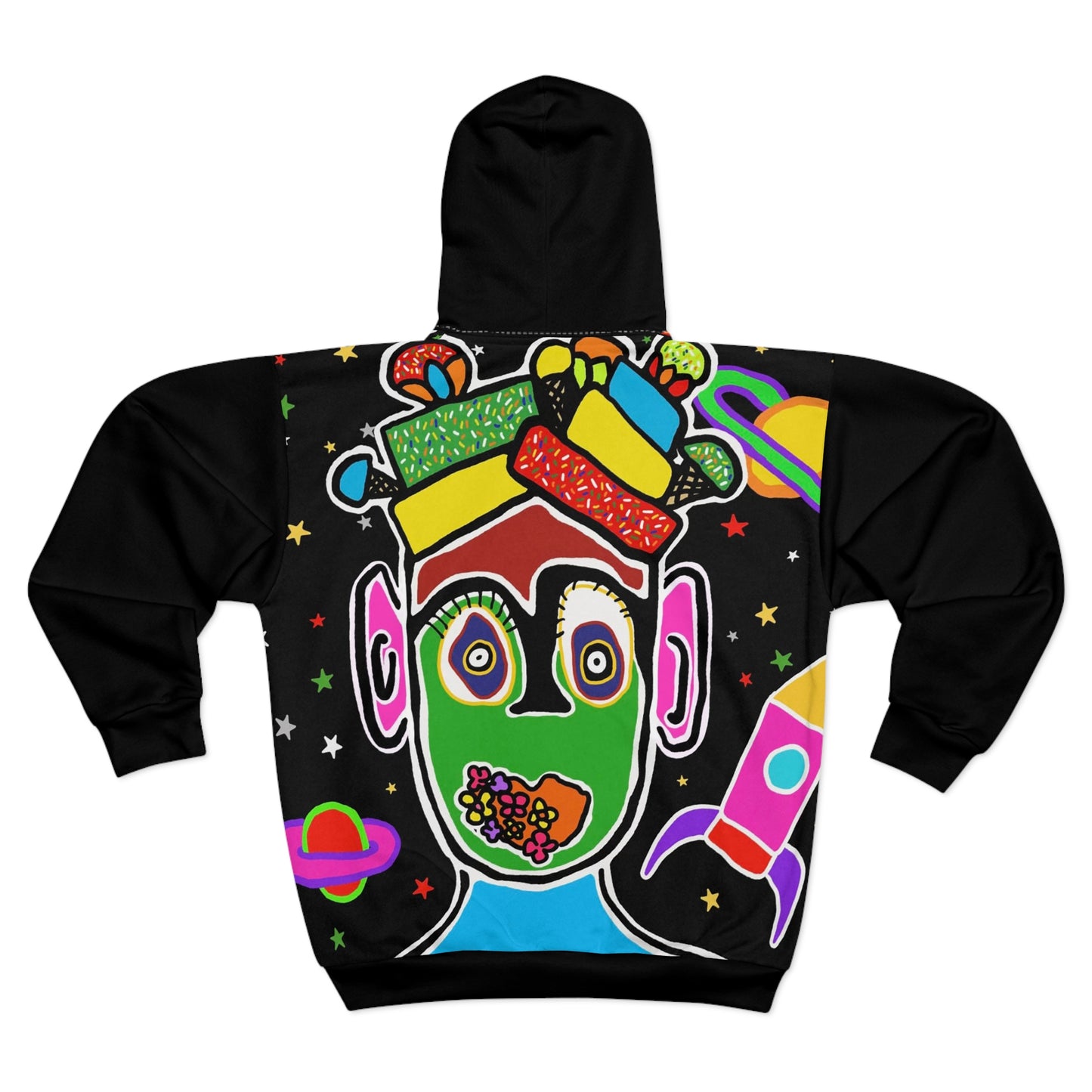Color is Freedom Unisex Zip Hoodie by TAVi Art