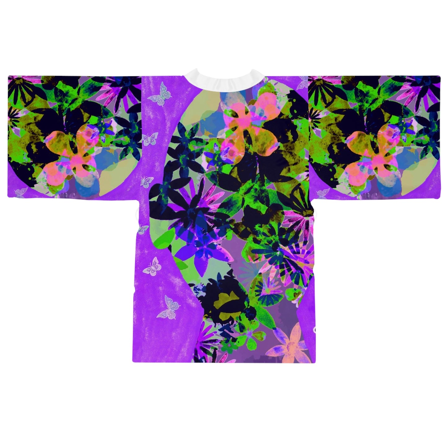 Long Sleeve Kimono Robe (AOP)