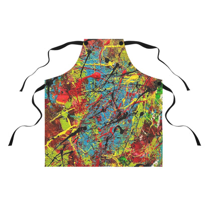 Colorful Floral Apron — Bright Garden Kitchen Apron