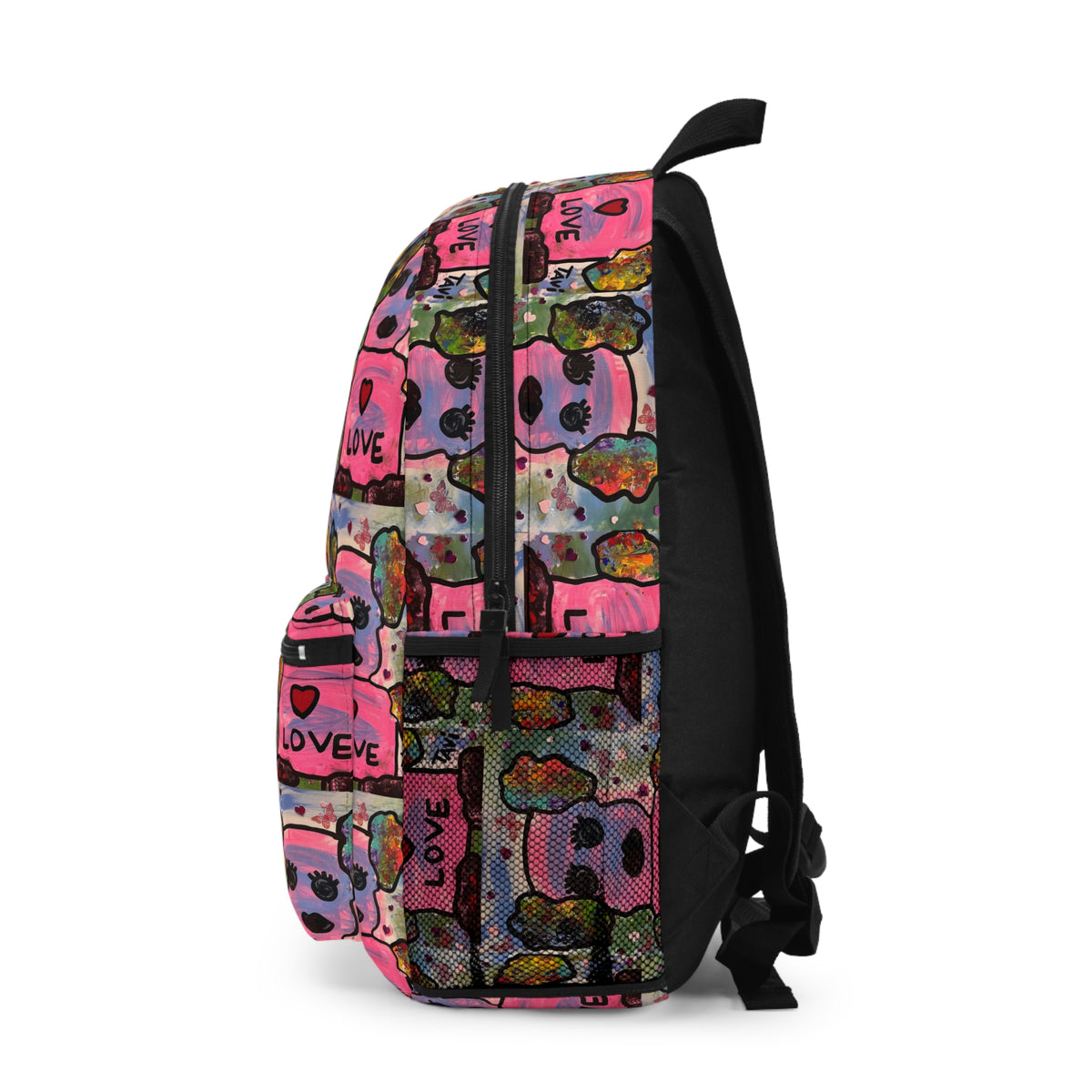 Kids Backpack Love Robot Design by TAVi Art