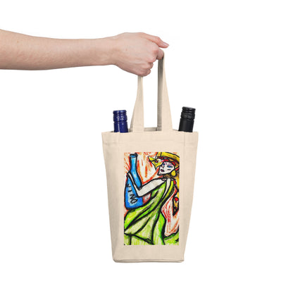 Wine Tote Bag - Original Artwork by TAVi Art