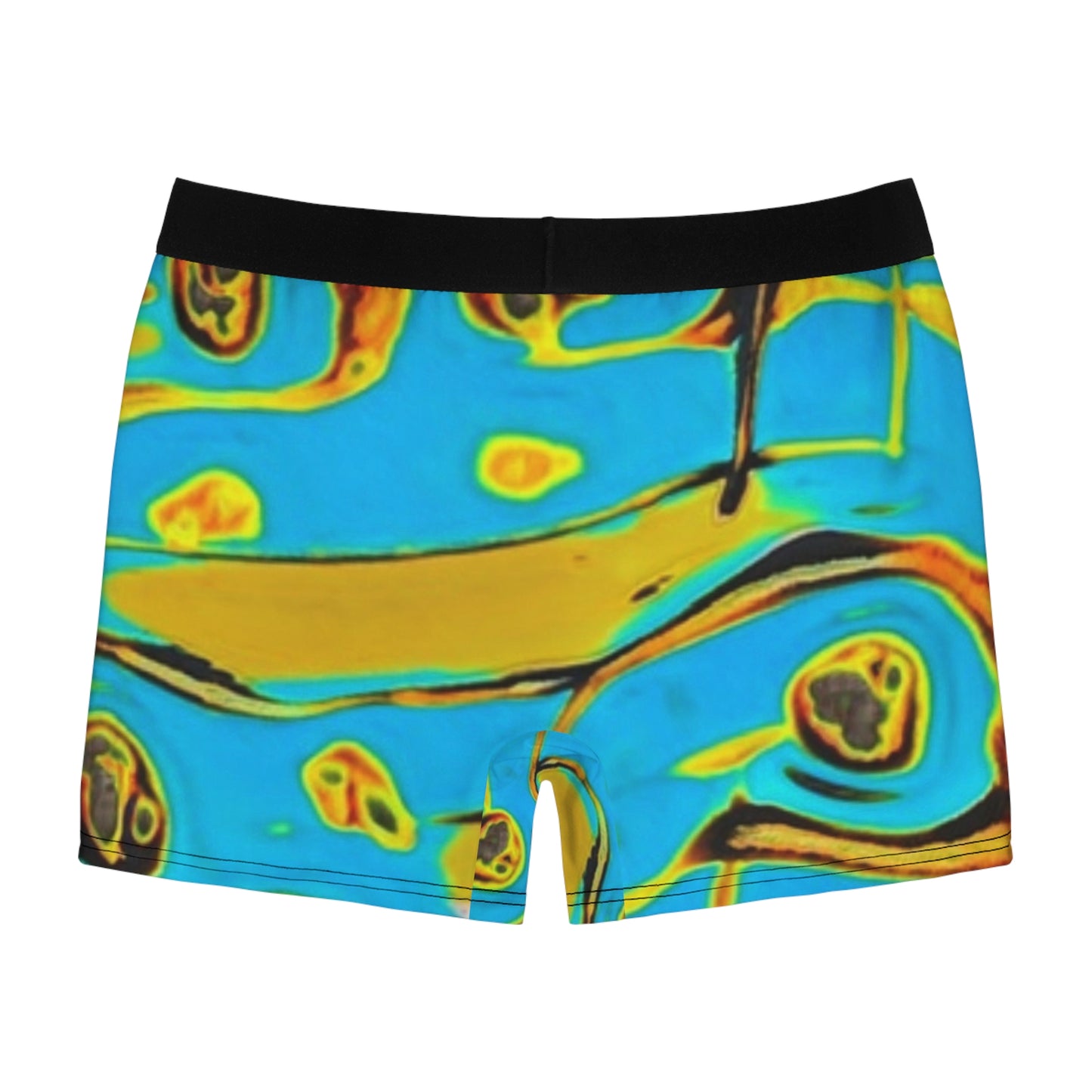 Teal Waters Men’s Boxer Briefs – TAVi Original Digital Abstract Print