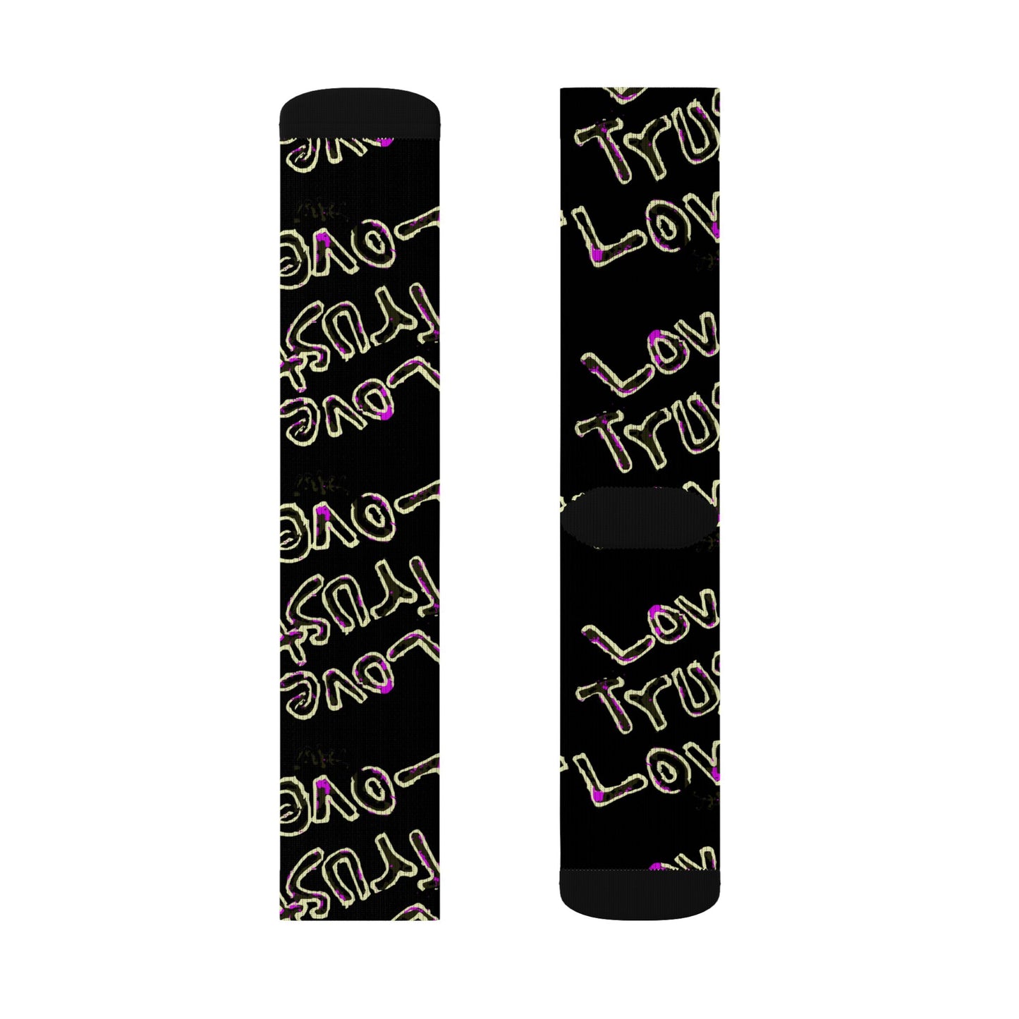 Love Trust Love Sublimation Socks