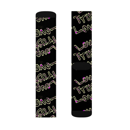 Love Trust Love Sublimation Socks