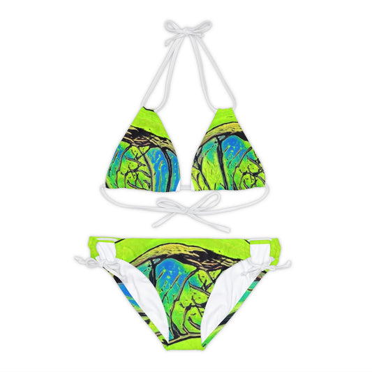 Strappy Bikini Set (AOP)