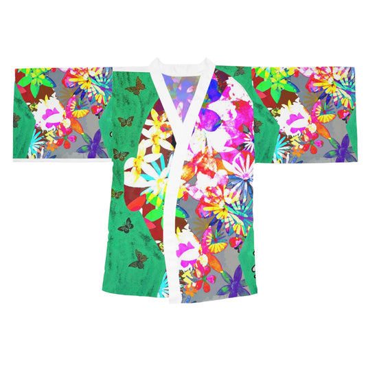 Long Sleeve Kimono Robe (AOP)
