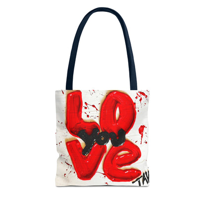 Love You Tote Bag by TAVi Art